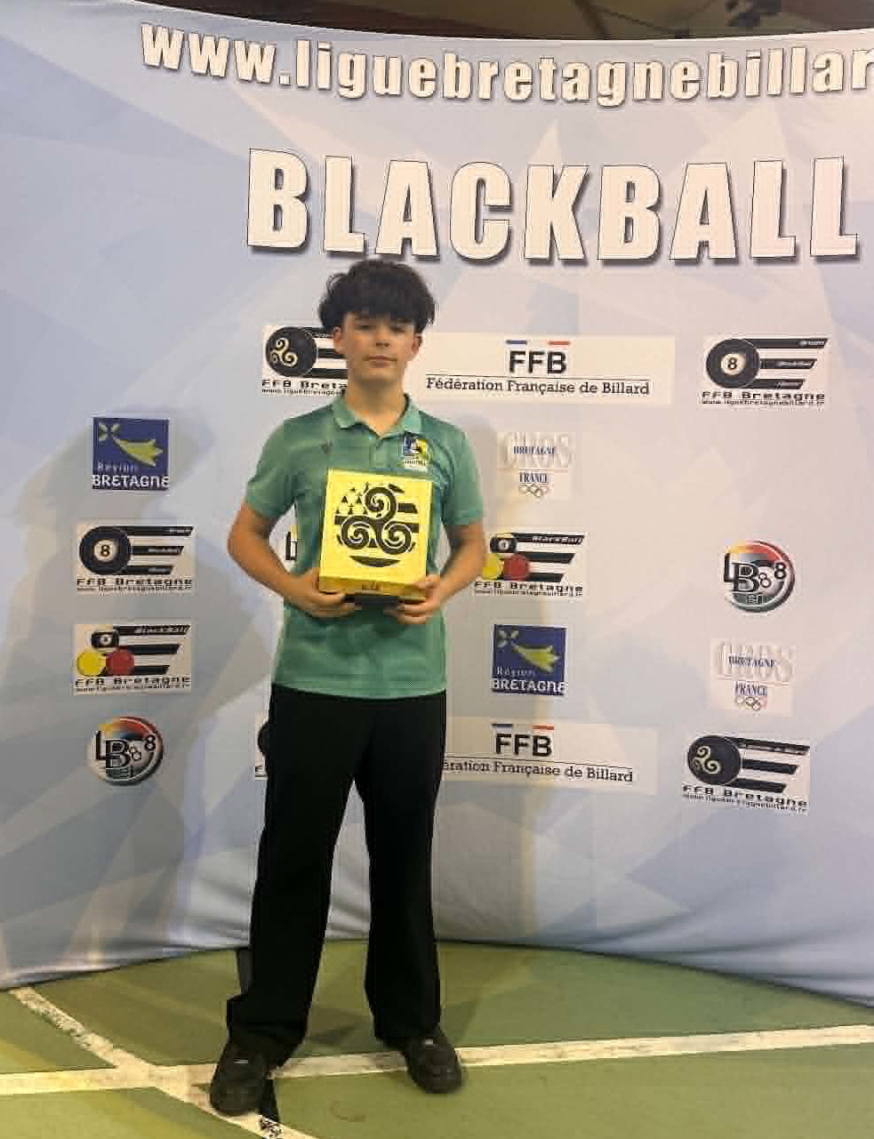 Champion U18 : Gaëtan Yann.
