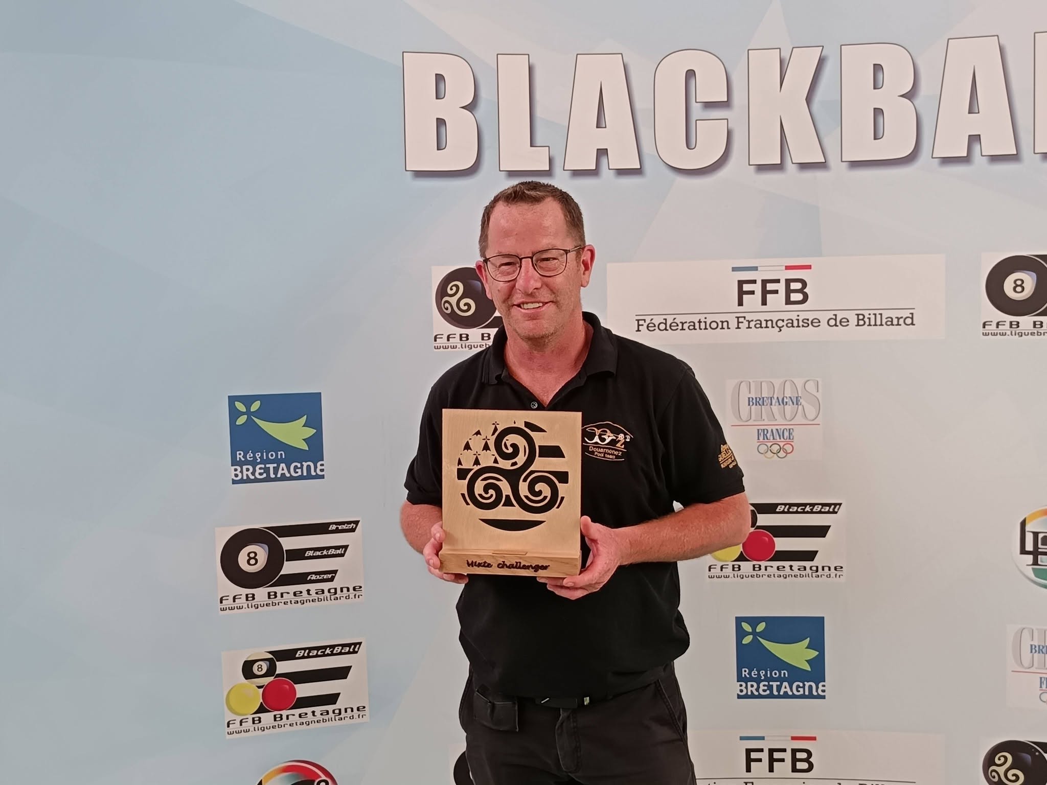 Champion de Bretagne mixte challenger : Mickaël Guillou