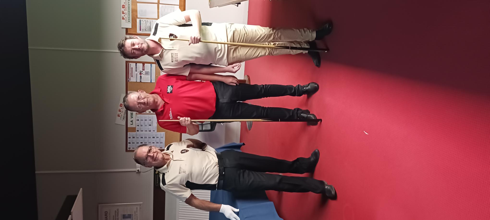 Les finalistes du premier TR snooker D1 de la saison